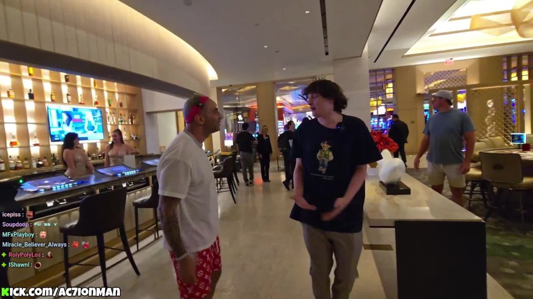 Ac7ionman and Fousey meet Dana White in Las Vegas