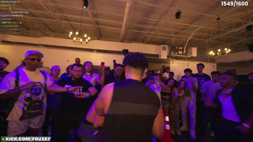 ⁣Nice clean knockout at Fousey's first fightclub tryout event!