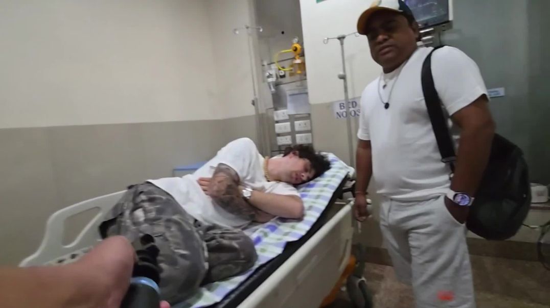 ⁣Sam hasn't been feeling well and ends up going to the hospital in India